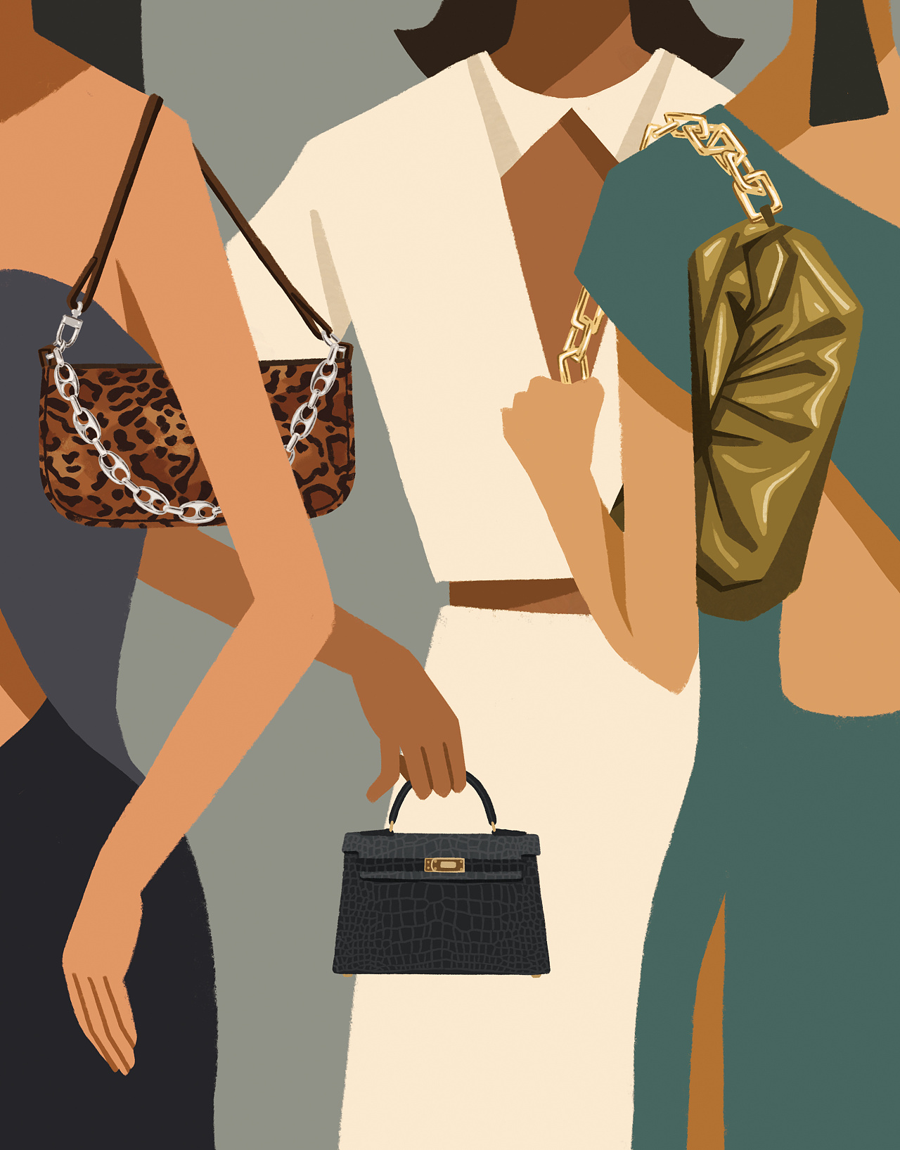 杂志插画《时尚cosmo》|插画|商业插画|刘昆昆k_原创作品-站酷(zcool)