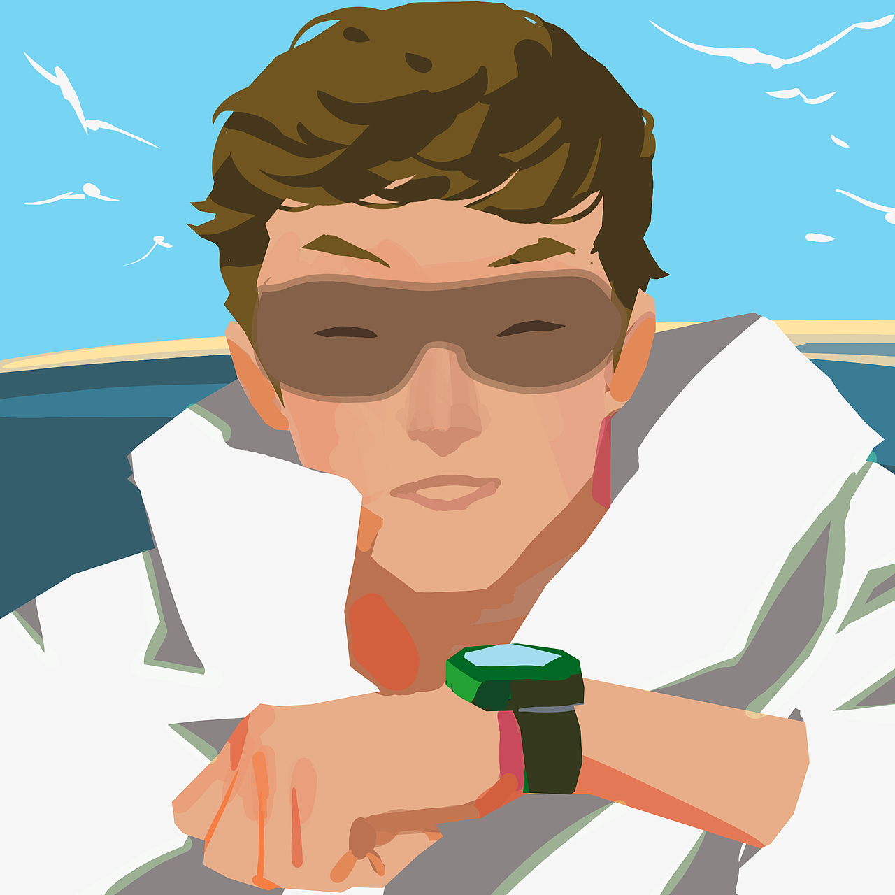 为同事和朋友们画的头像