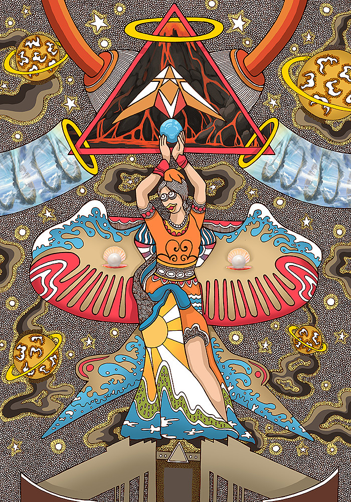 《珠海漁女的藍天暢想》插畫系列（图ZMTk2MTM3NjA=） - 商业插画 - 站酷设计师车车向前冲原创素材 - 站酷ZCOOL