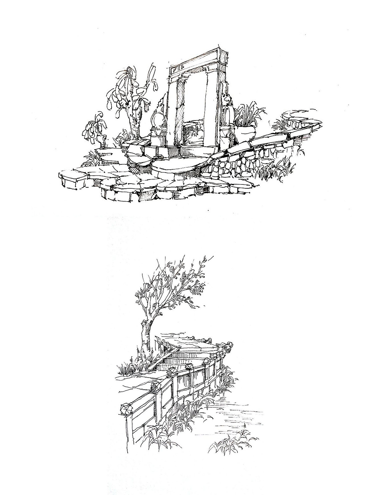 风景速写（图ZNTAyOTM4NjA=） - 绘画 - 站酷设计师jayewang原创素材 - 站酷ZCOOL