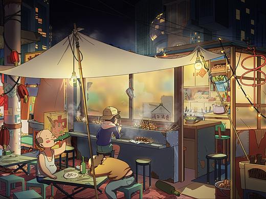 二维动画《女生宿舍日常》