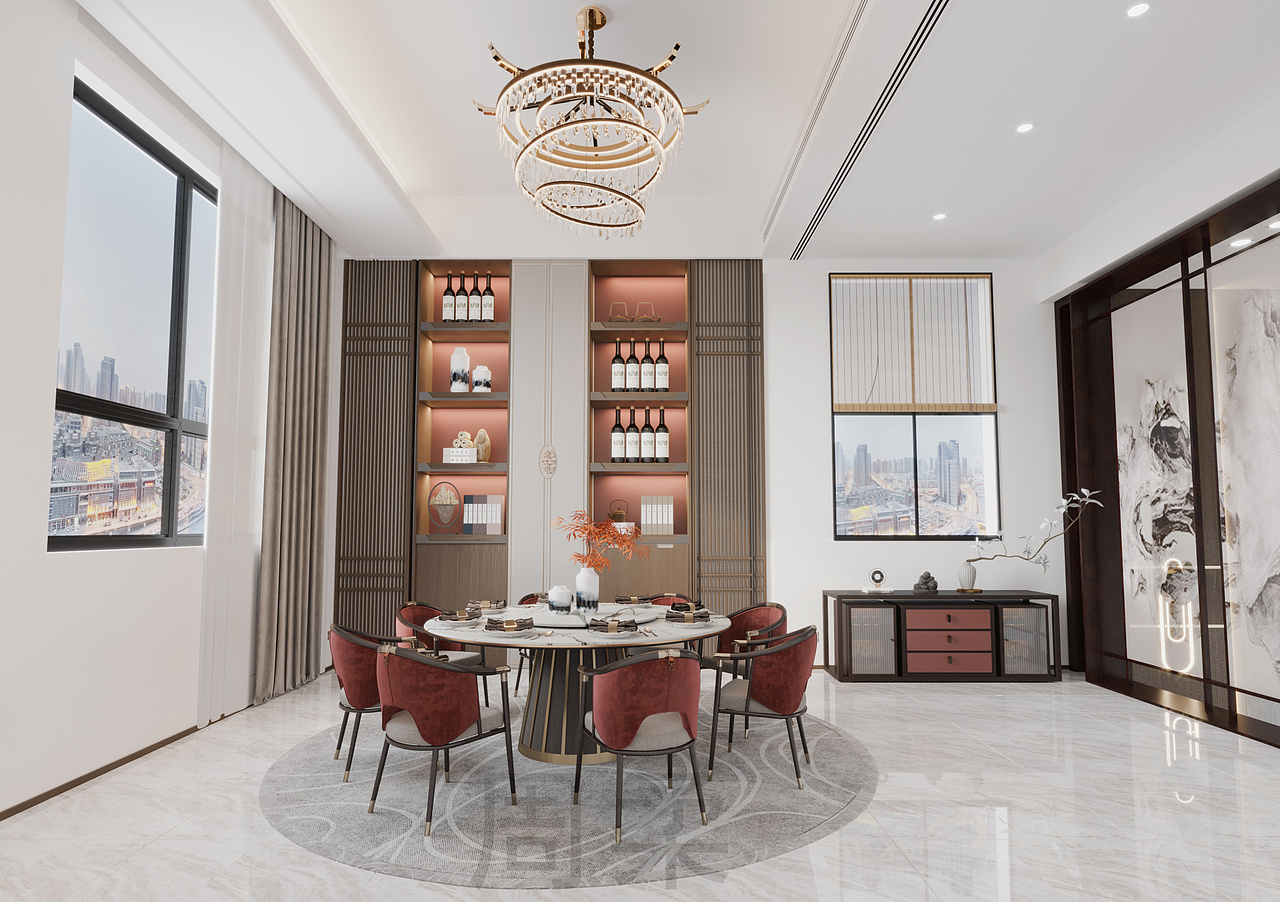 美如山水画的新中式