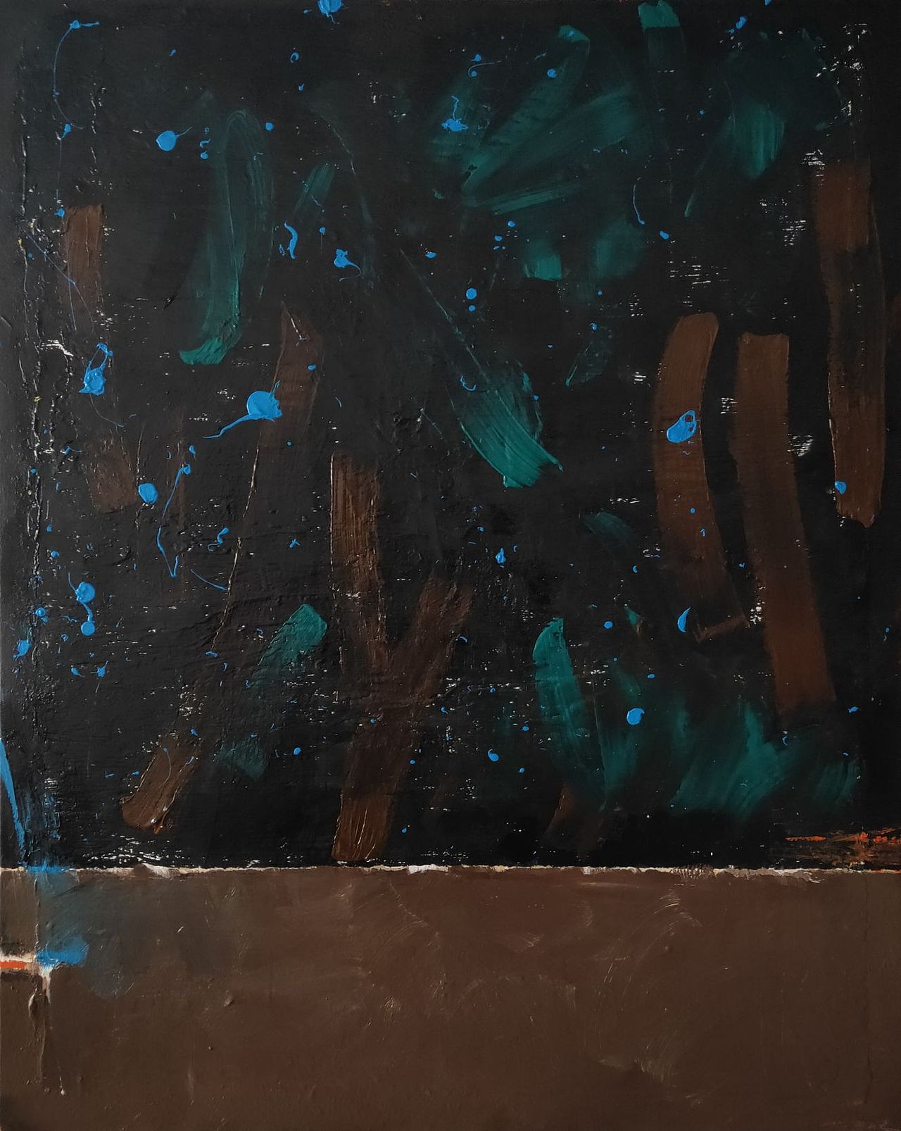 《夜空下的森林》