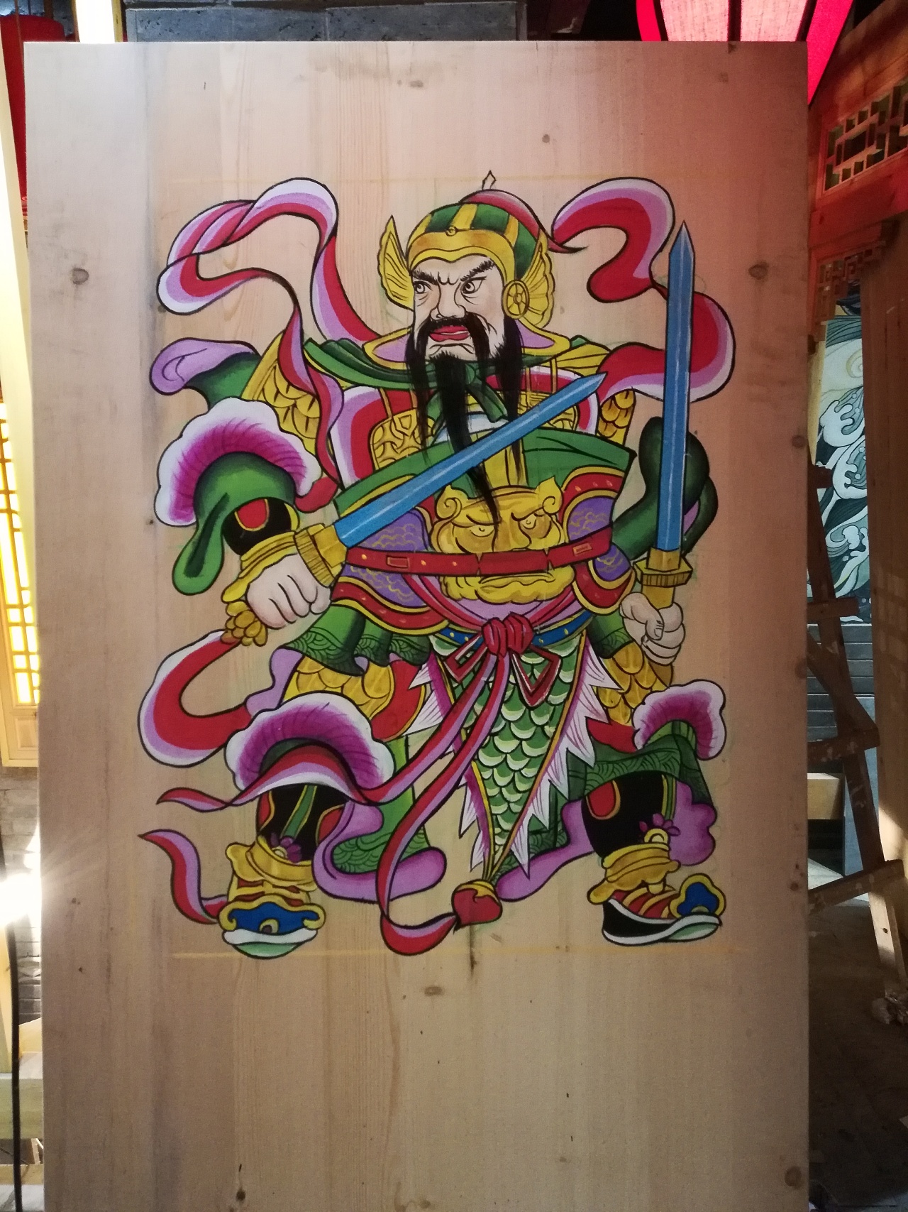 门神|插画|新锐潮流插画|彩绘工程画师培训 - 原创作品 - 站酷 (zcool