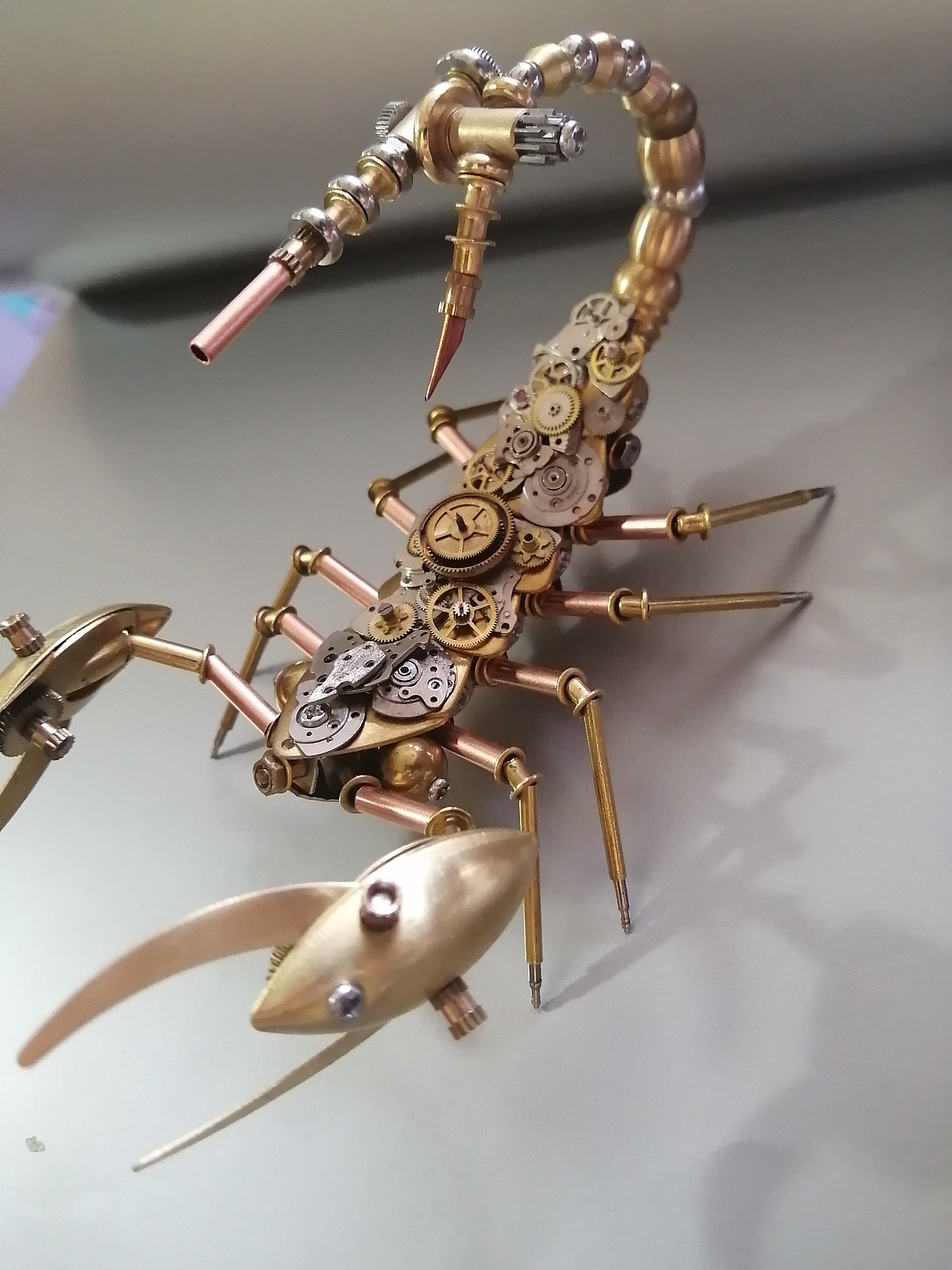 机械昆虫蝎子蒸汽朋克风机械战蝎