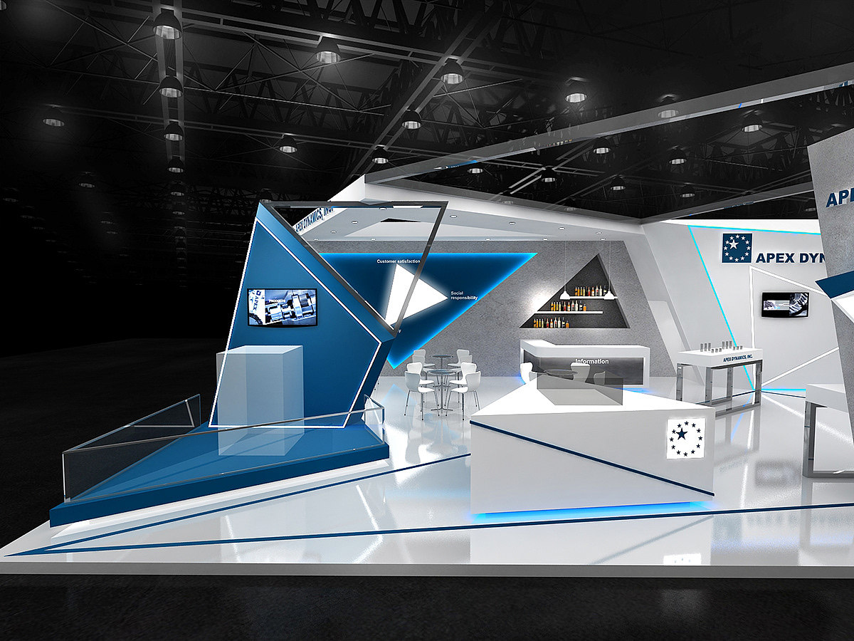 apex展会设计效果图_3d设计师ng男-站酷zcool