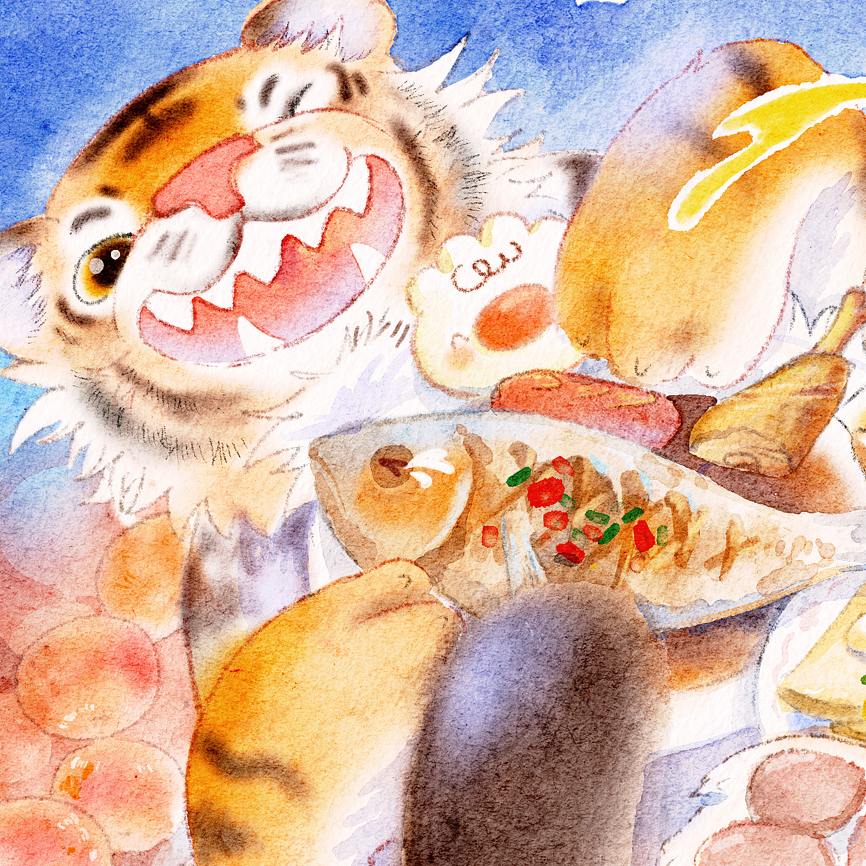 吃好饭发大财 虎年大吉