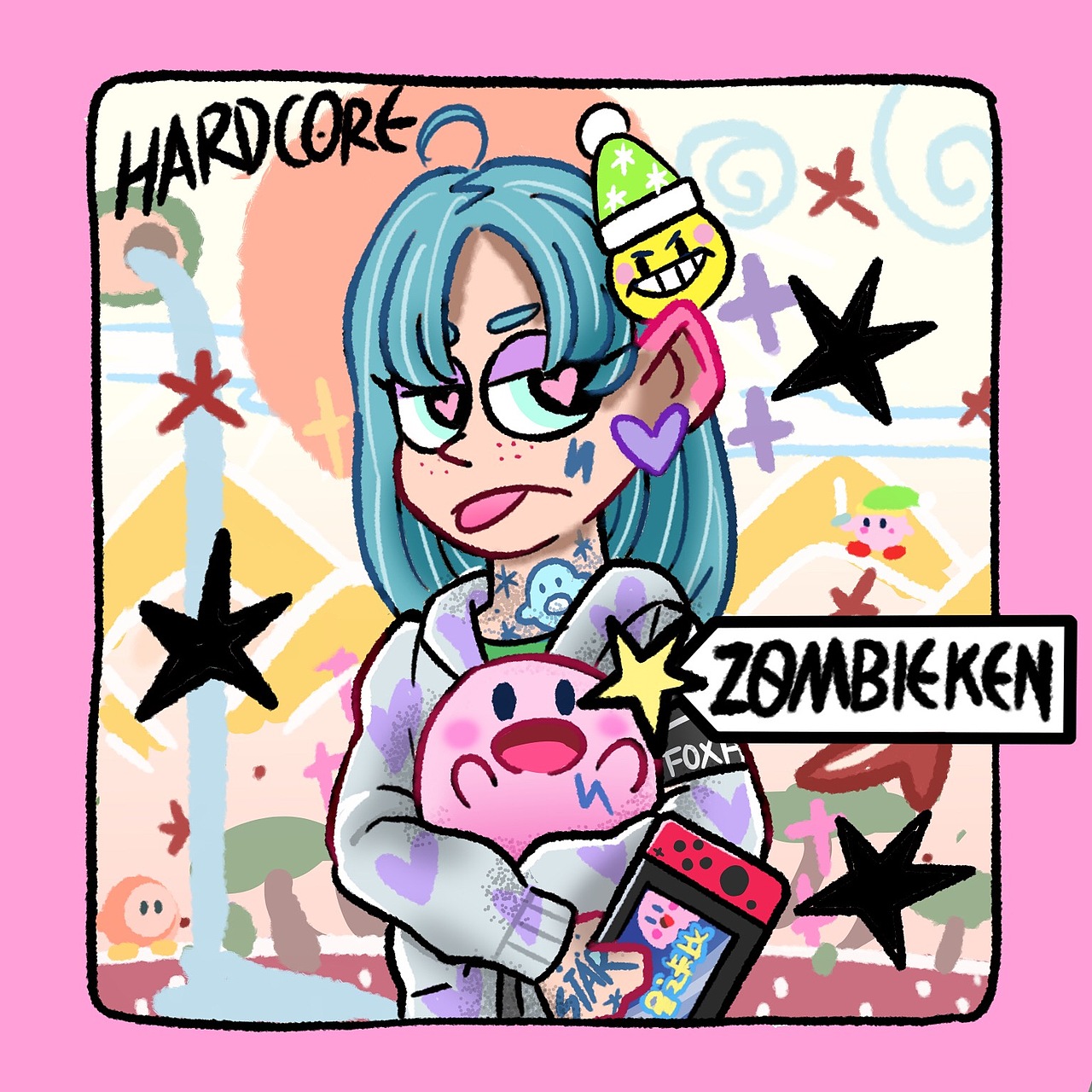 继续pinkschool 不知道第几弹（图ZMTM4NzI1MzU2） - 艺术插画 - 站酷设计师肯恩恩原创素材 - 站酷ZCOOL