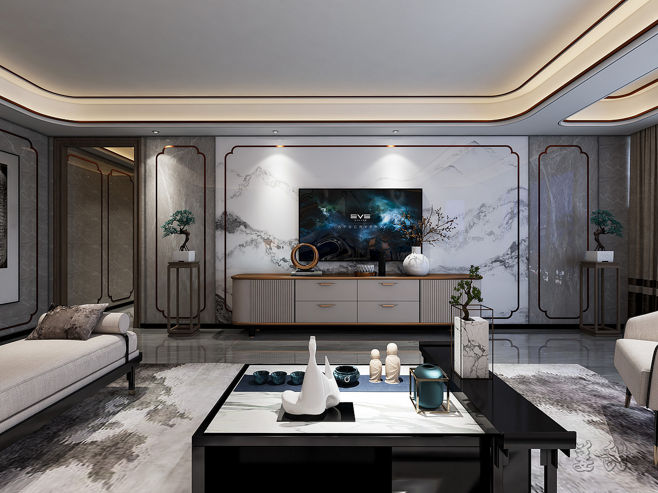 新中式,清贵典雅!