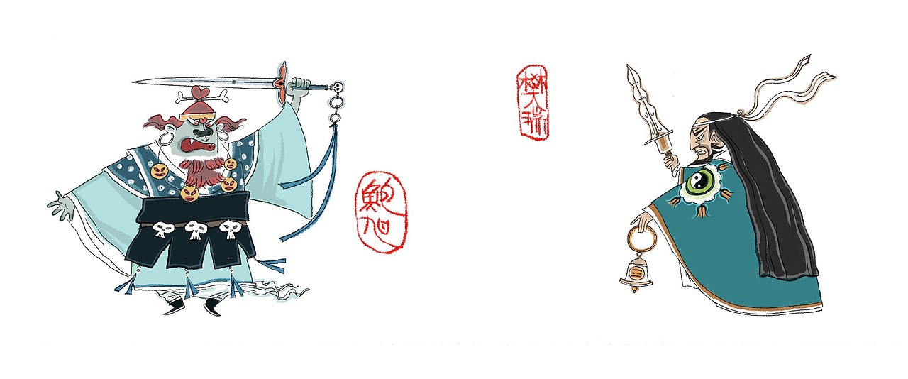 水浒一百单八将（图ZMjQ2MjIzODA4） - 商业插画 - 站酷设计师萧白天原创素材 - 站酷ZCOOL