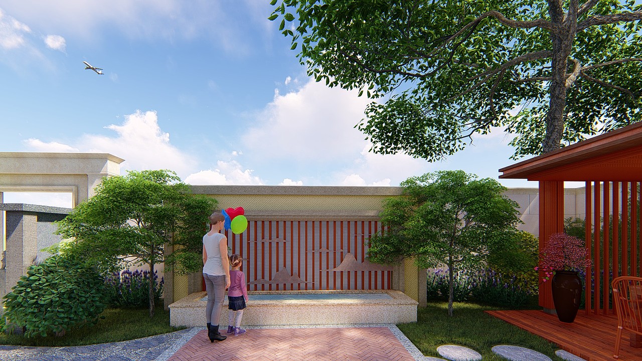 济南玺园新中式庭院设计（图ZMTA0MTk5Mjc2） - 动画片 - 站酷设计师庭院设计师杨某人原创素材 - 站酷ZCOOL