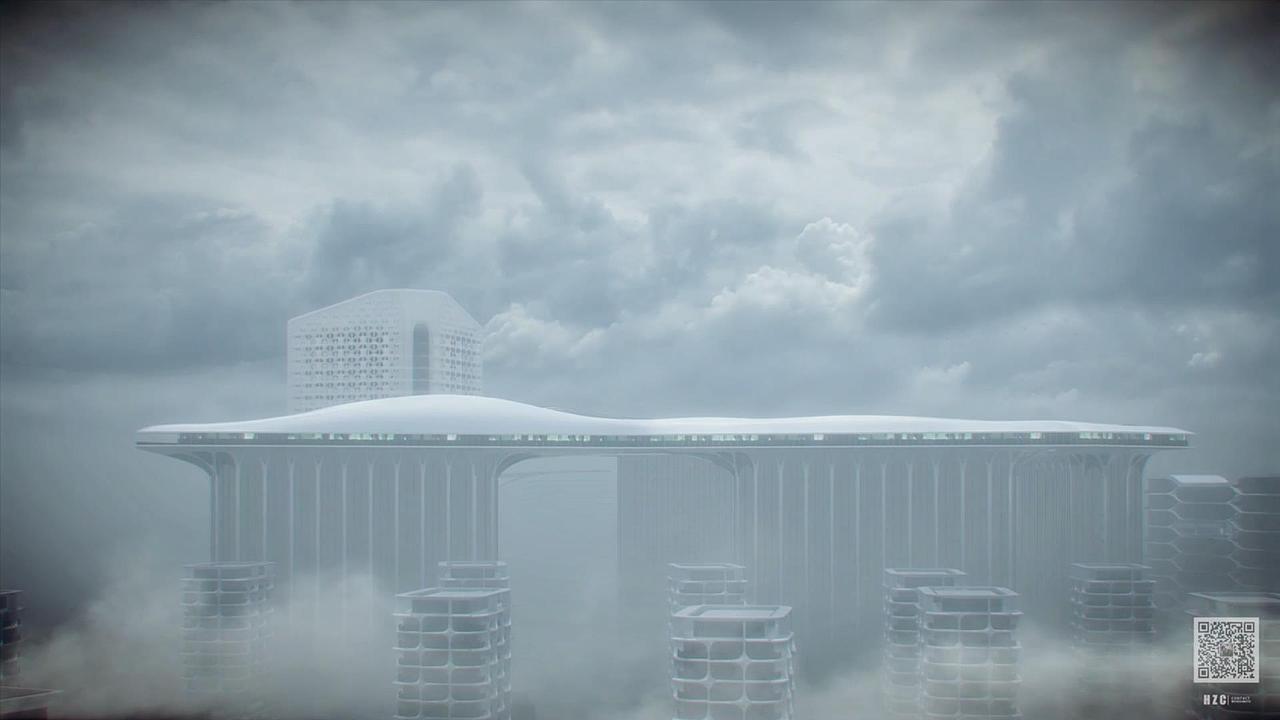 建筑概念动画之江未来社区