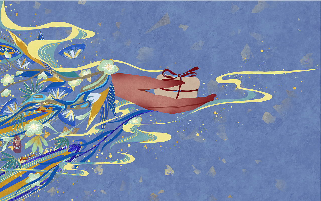 或许是国风吧（图ZMjg2NzkyNzE2） - 商业插画 - 站酷设计师广白GB原创素材 - 站酷ZCOOL