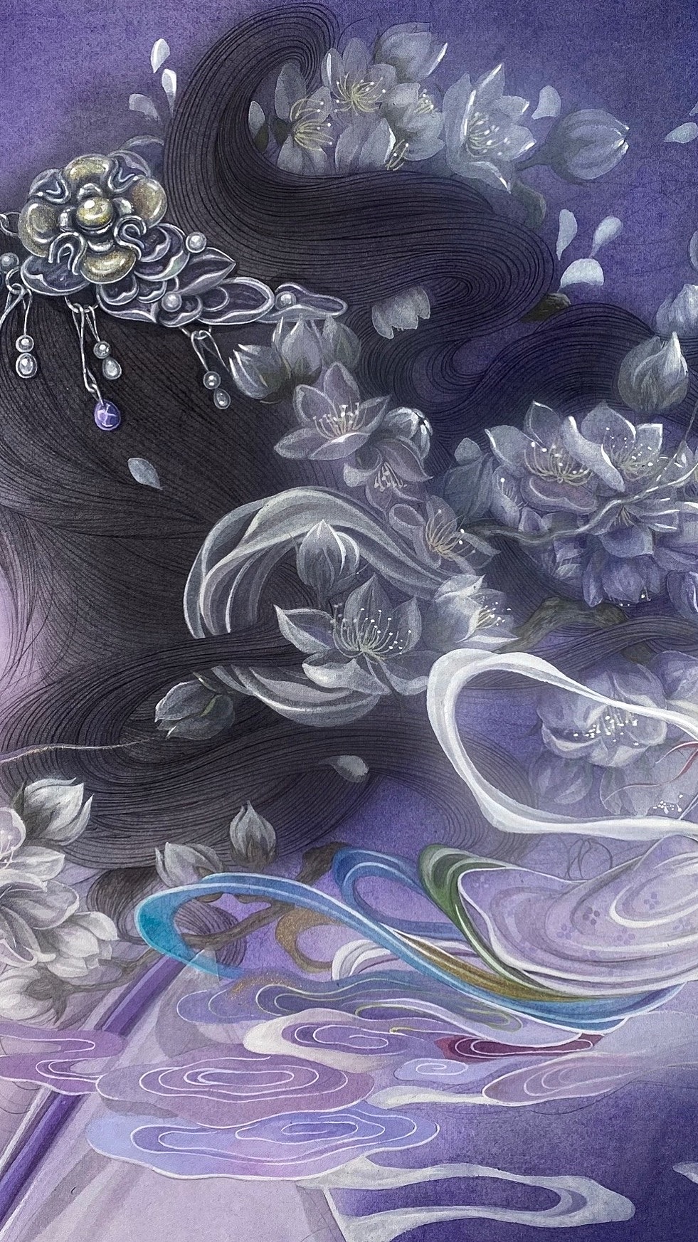 忽如一夜春风来，千树万树梨花开。（图ZMjMxMDEwMjQw） - 绘本 - 站酷设计师熙往原创素材 - 站酷ZCOOL