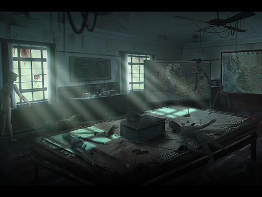 作戰會議室（个人主页-ZNDA3MDA5NTY=） - 商业插画 - 站酷设计师平安京外星人原创素材 - 站酷ZCOOL