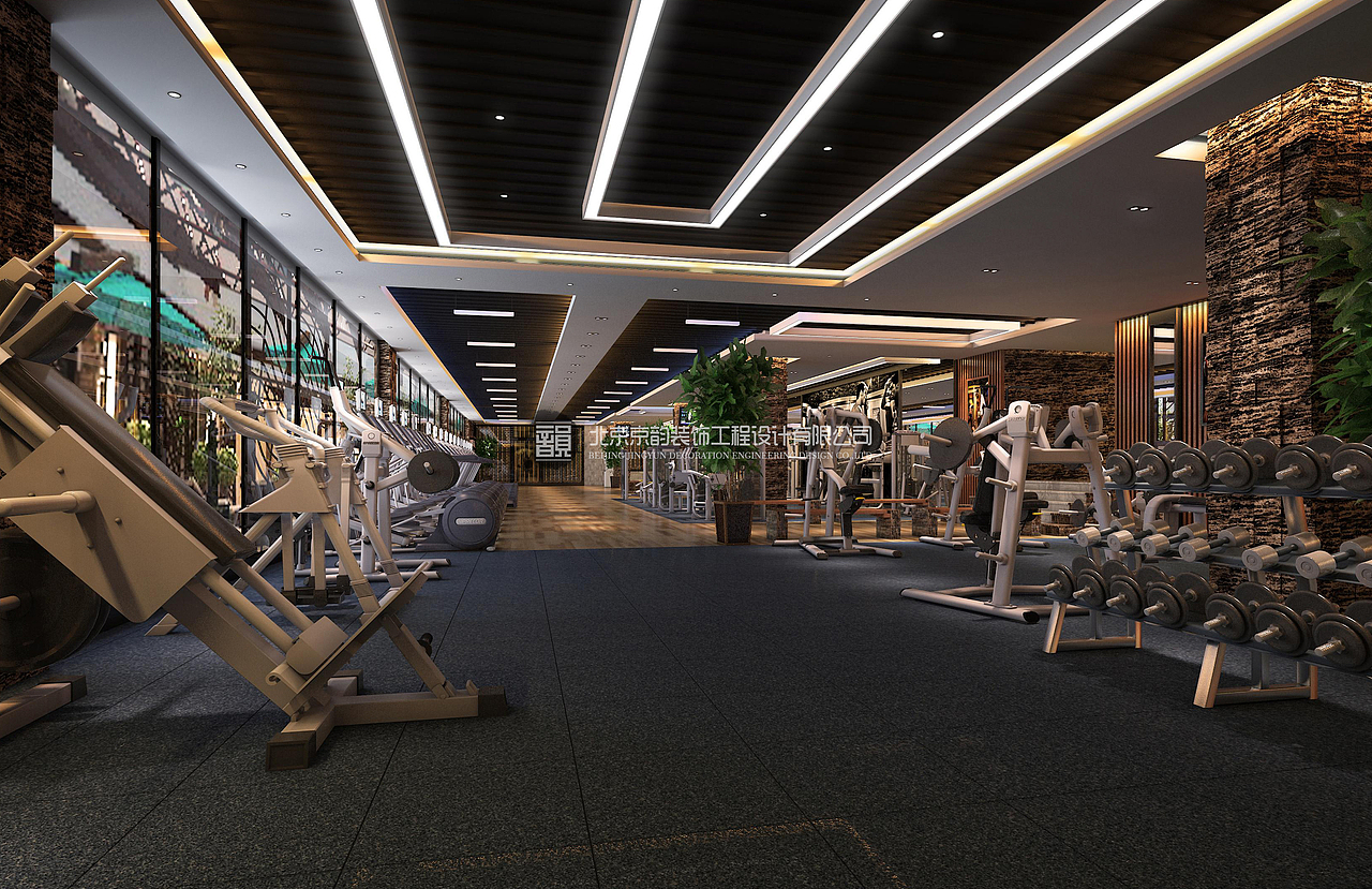 京韵设计-郑韵:鞍山欧陆峰健身会馆