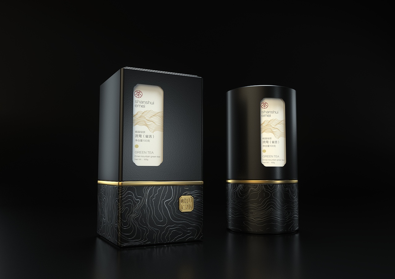 山水峨眉系列茶包装设计（图ZMjI2ODg4MTY0） - 包装 - 站酷设计师NEERU灵睿原创素材 - 站酷ZCOOL