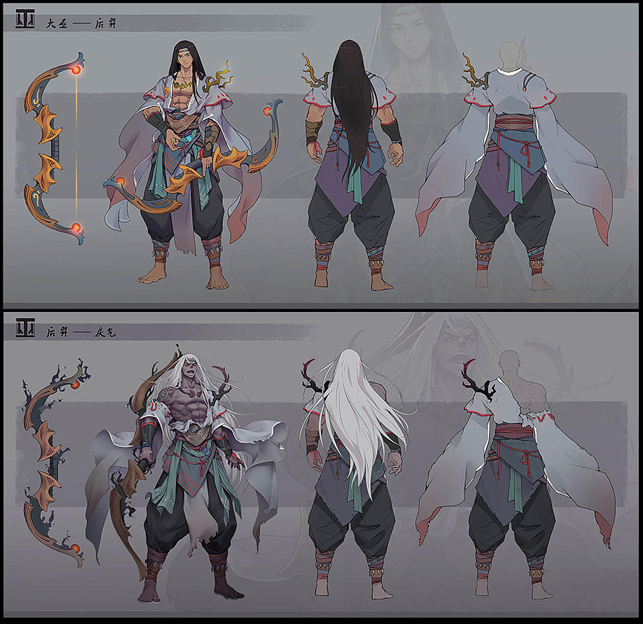 人设（图ZMTk4OTk1MTIw） - 游戏原画 - 站酷设计师庸人不倦原创素材 - 站酷ZCOOL