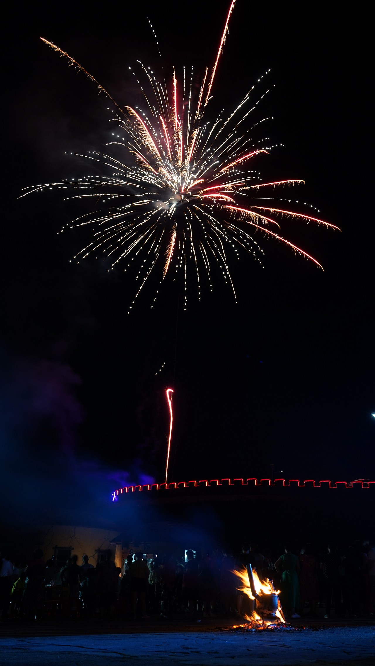 清远连山欧家梯田端午集市烟花节。