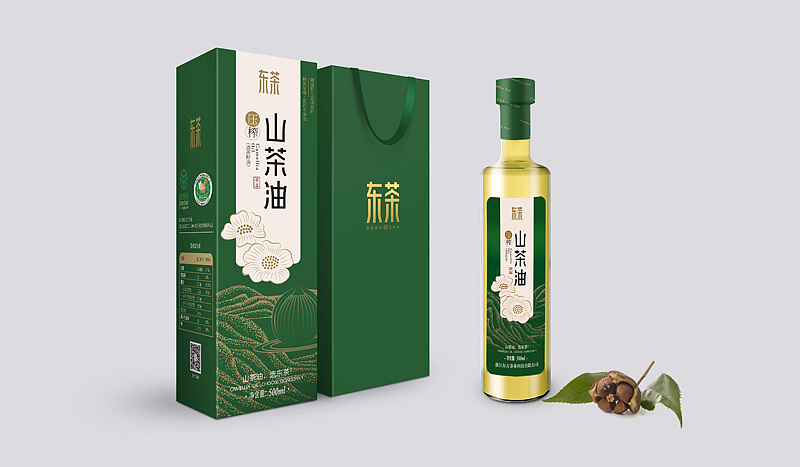 东茶山茶油包装