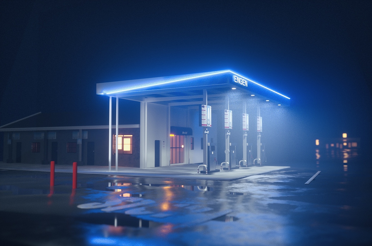 夜-练习（图ZMTU3Mzc5OTA0） - 场景 - 站酷设计师lancelotcao原创素材 - 站酷ZCOOL