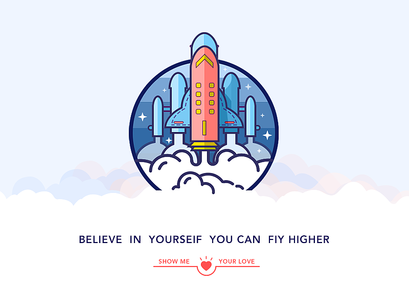 UI图标卡通扁平化设计练习