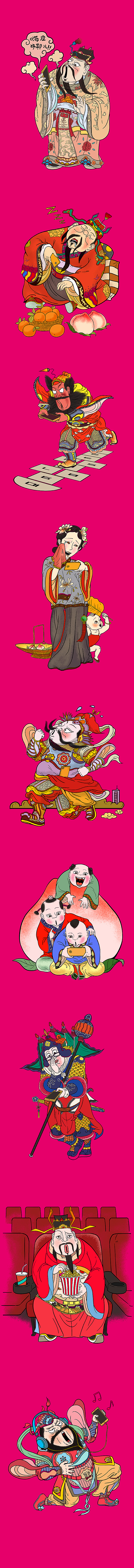 贺岁海报（图ZMTQzNTgxNDM2） - 商业插画 - 站酷设计师木头叔叔原创素材 - 站酷ZCOOL