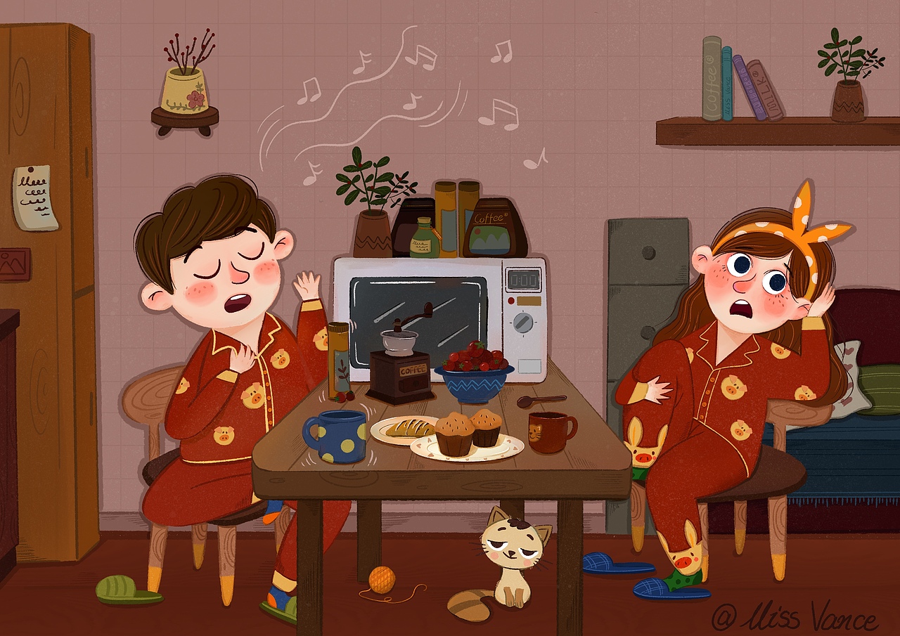 生活日常～（图ZMjA0MDExOTY4） - 儿童插画 - 站酷设计师画画的旺斯小姐原创素材 - 站酷ZCOOL