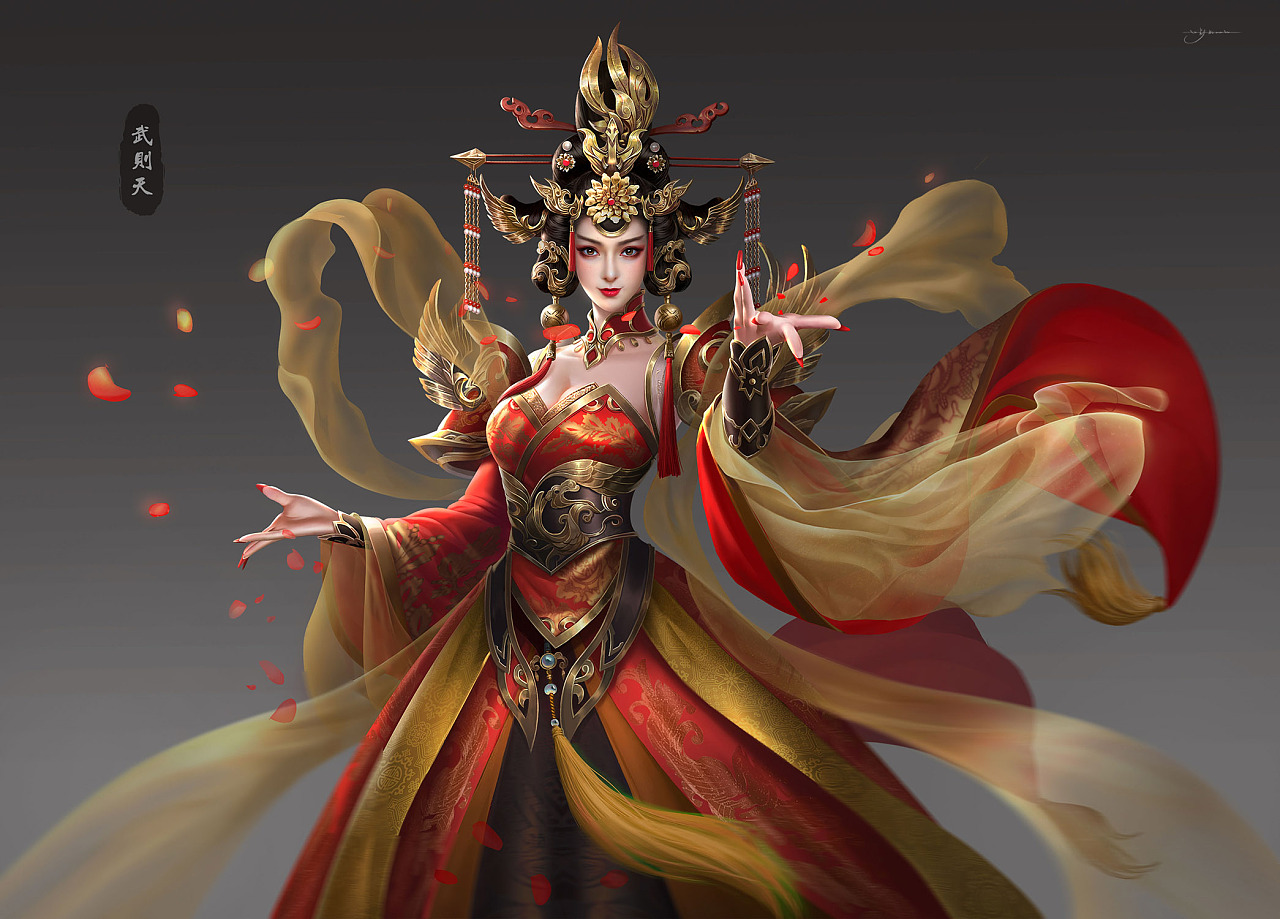 2018年古风项目半身像系列解封|插画|游戏原画|影颖cg - 原创作品