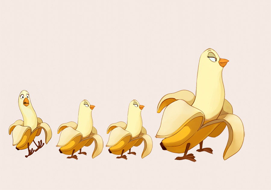 水果怪物ものがたり系列角色设计（图ZNTY5NzQ4NjQ=） - 儿童插画 - 站酷设计师耶稣一般的兔原创素材 - 站酷ZCOOL