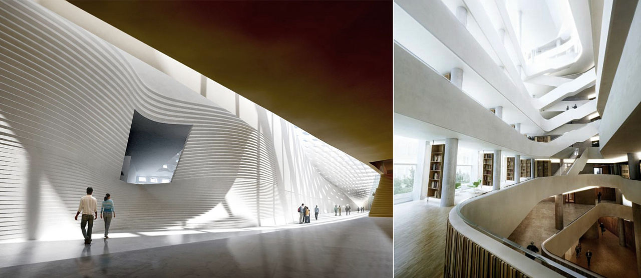 剧院入口公共空间-(建筑表现效果图)