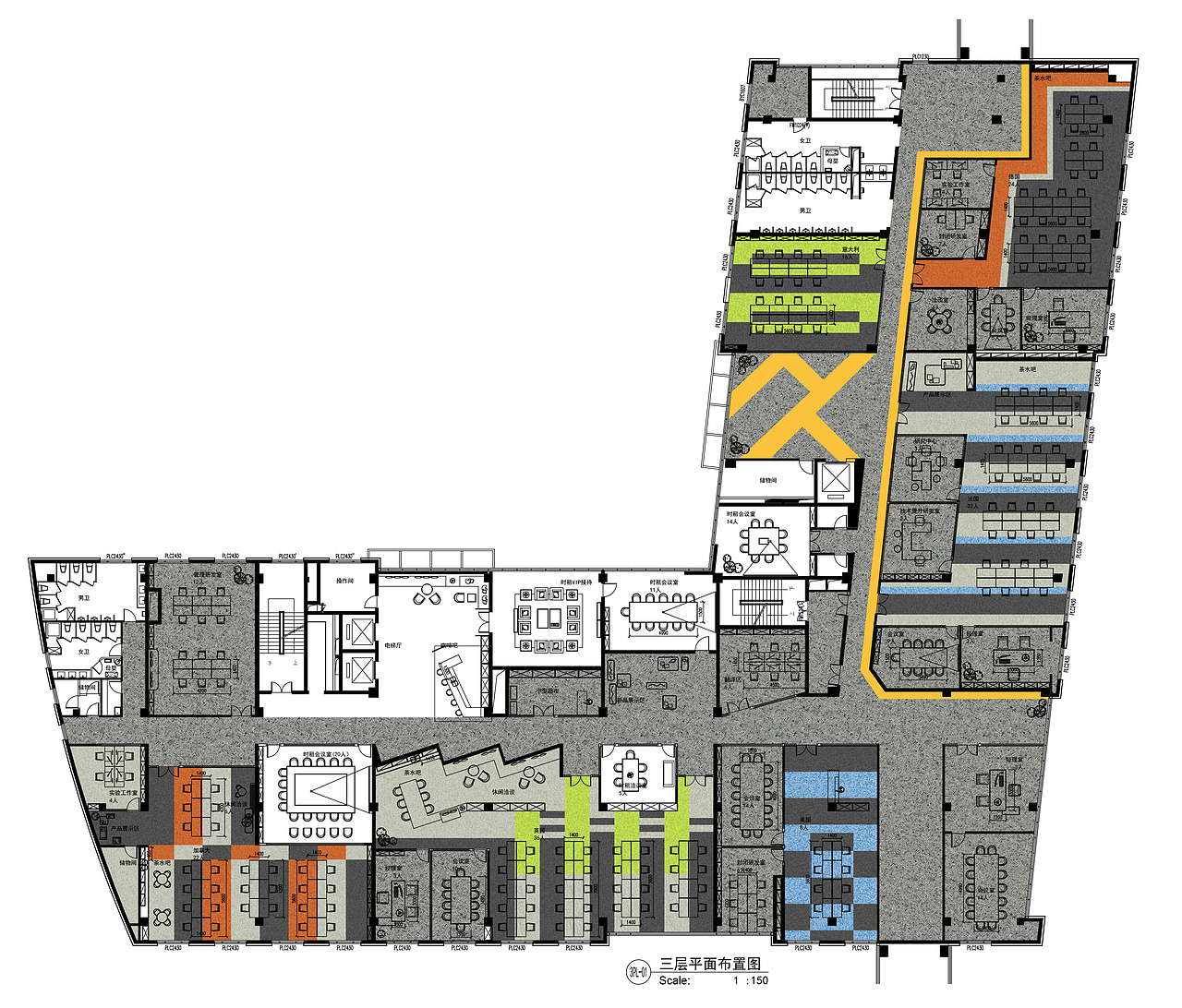 杭州枫惠科技孵化器地面设计（图ZMTE0MjY4MzQ0） - 其他空间 - 站酷设计师讲故事的格林原创素材 - 站酷ZCOOL