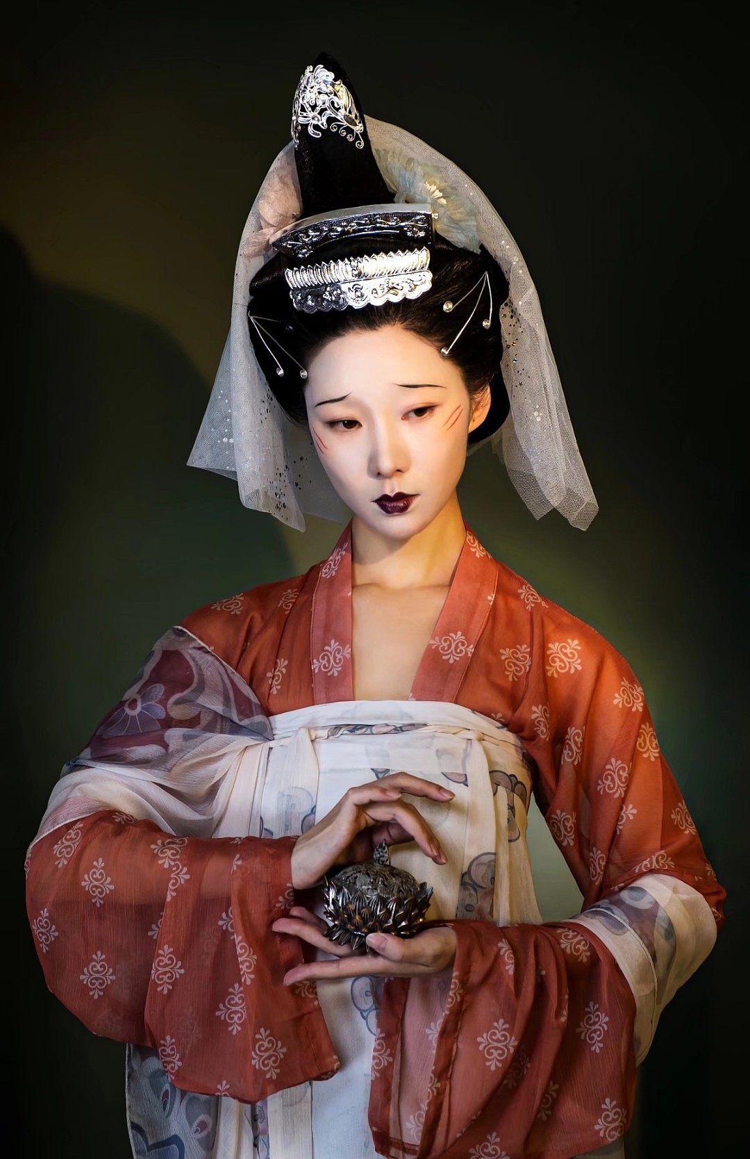 唐朝非主流妆面?汉服复原摄影 商业摄影