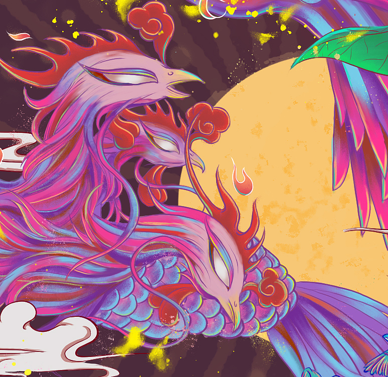 粉红凤凰火凤凰