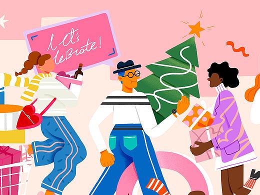 圣诞礼物（个人主页-ZNTQwMzc0MzI=） - 艺术插画 - 站酷设计师l1k2l3原创素材 - 站酷ZCOOL