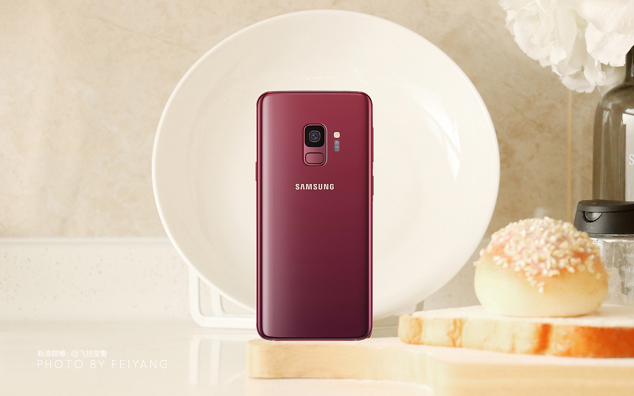 三星Galaxy S9 勃艮第红（图ZMTIxOTEzNzg4） - 产品摄影 - 站酷设计师飞扬图说原创素材 - 站酷ZCOOL