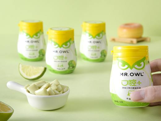口香糖 X 猫头鹰 X 静物创意-拾月视觉创意机构