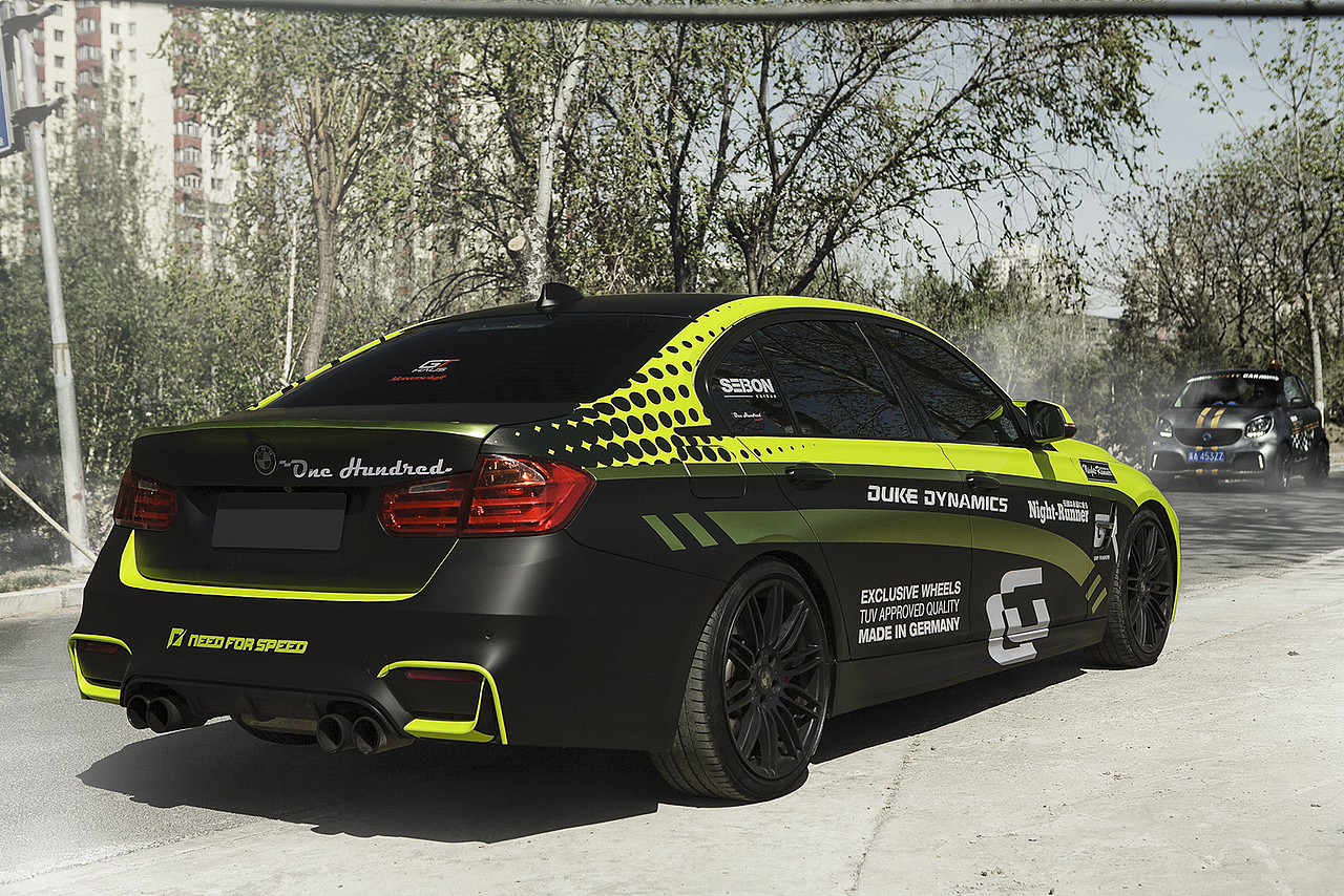 寶馬三系夜行者主題車身涂裝（圖ZNDYxODUzMjg=） - 交通工具 - 站酷設(shè)計師袁少原創(chuàng)素材 - 站酷ZCOOL