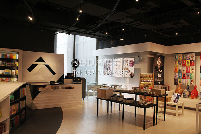 广州联合书店装修设计 广州书店装修 联合书店装修实景