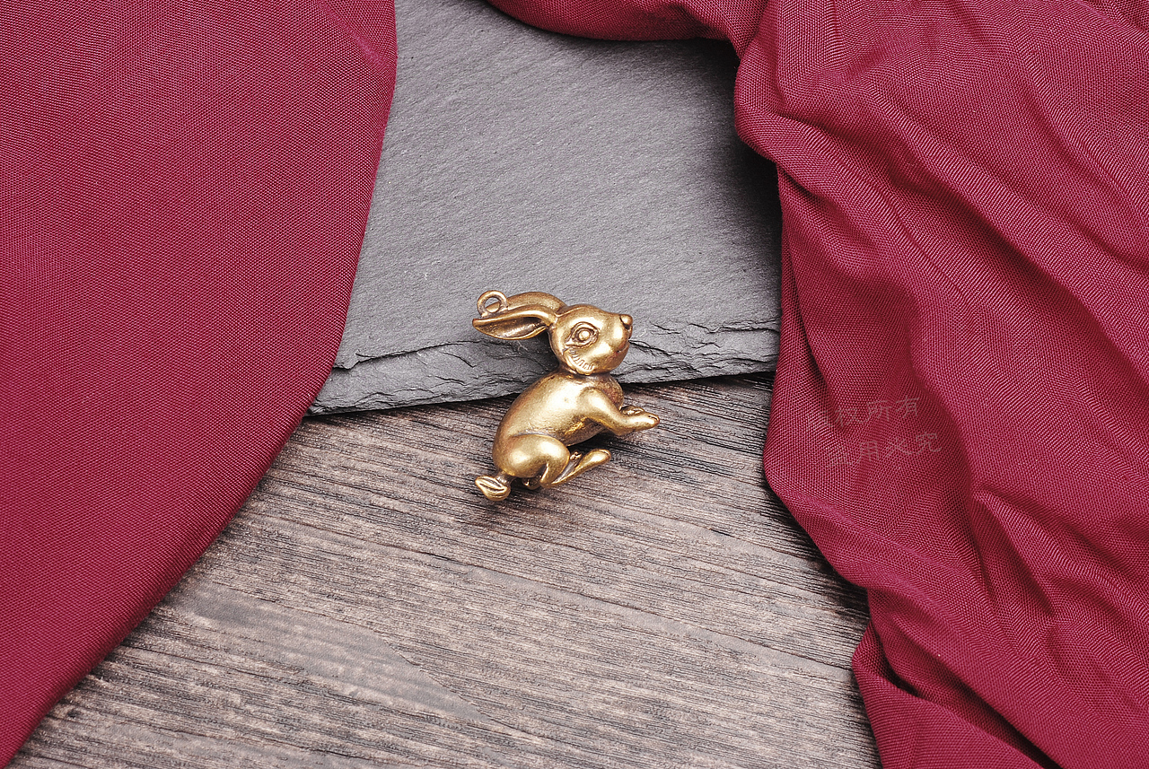 铜器工艺品铜器兔子