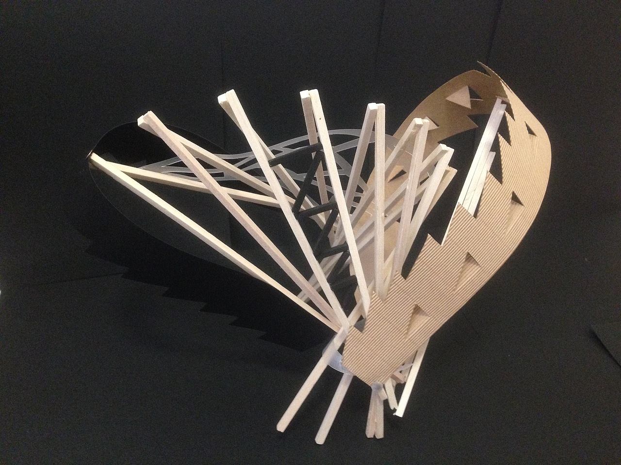 原创抽象建筑空间模型--结构主义--后现代主义