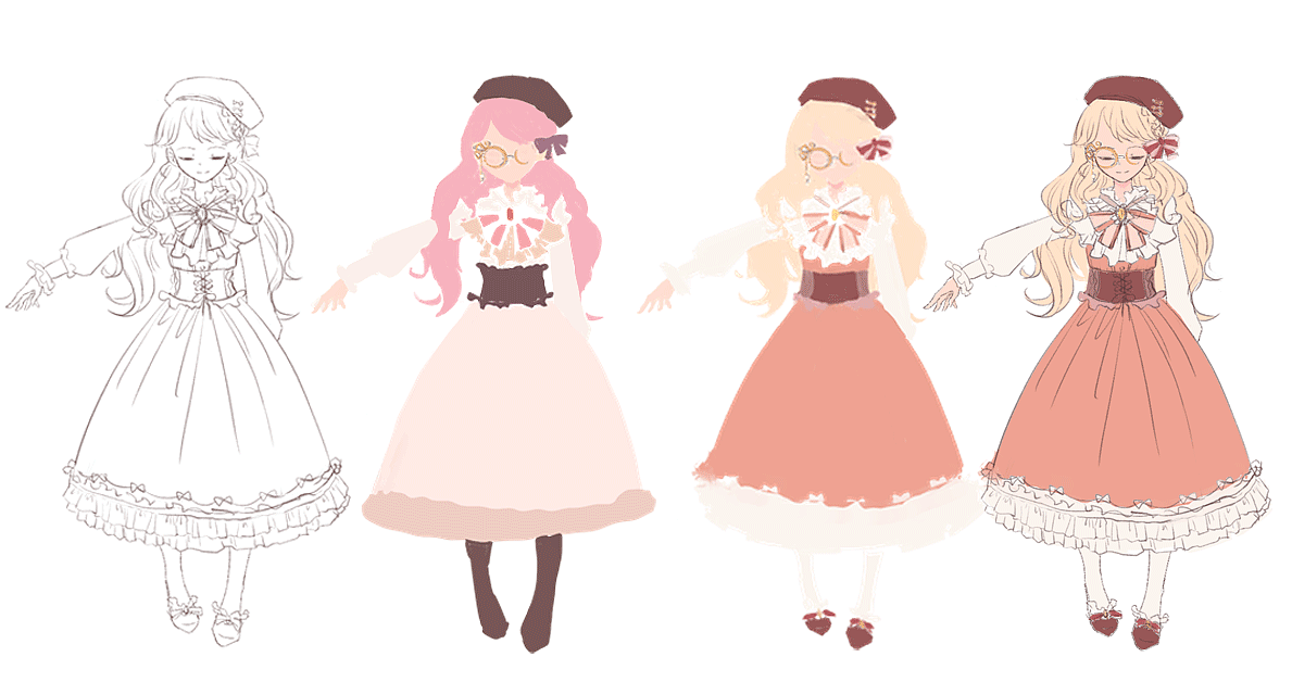 少女感app开屏（图ZMjU3MTQ0NjYw） - 创作习作 - 站酷设计师鱼子鱼籽仔原创素材 - 站酷ZCOOL