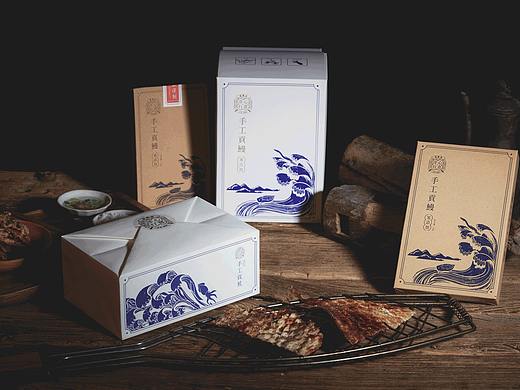 一个小包装案- 传统又优雅的烤鱿鱼干