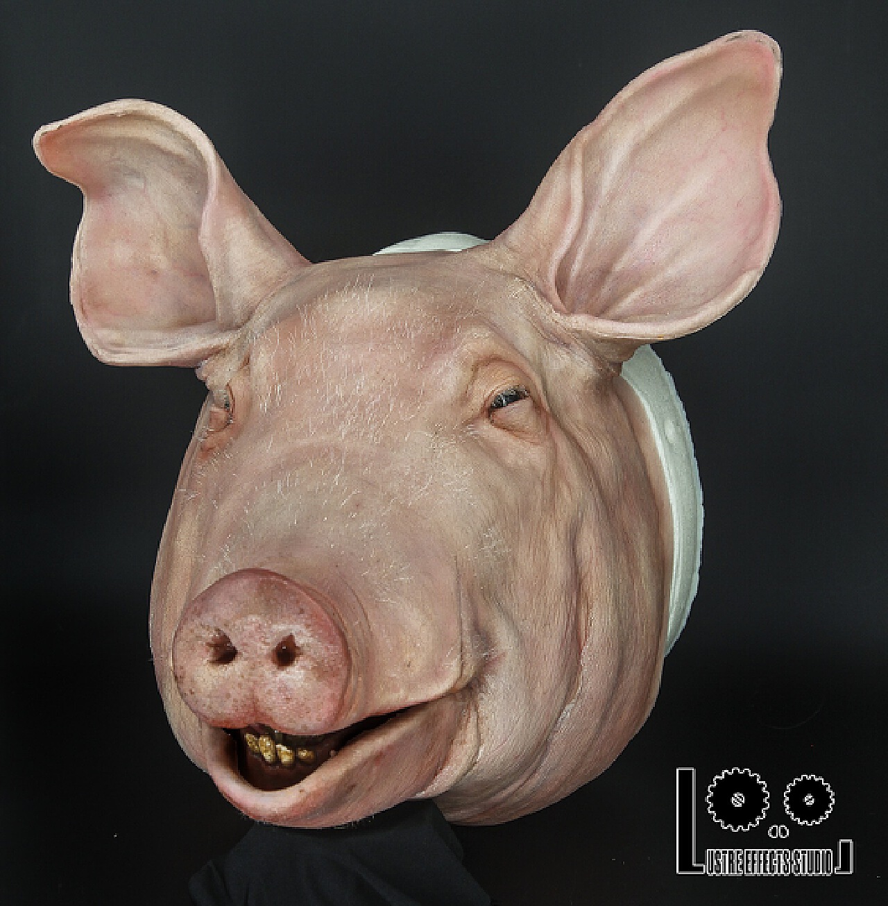万圣节儿童猪八戒猪刚鬣cos面具演出道具恶搞带发头套鬼猪头面具-阿里巴巴