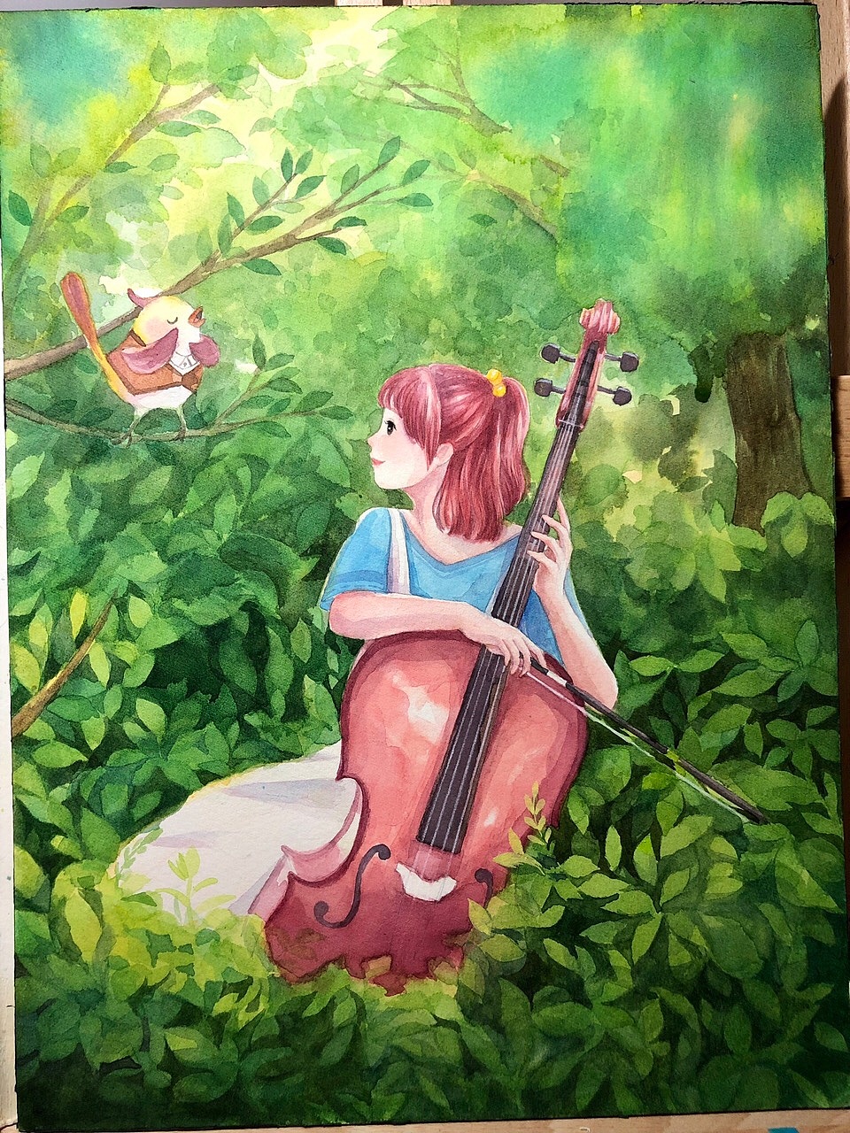 cherolia手绘水彩插画过程（图ZMTU0MTg2NTgw） - 商业插画 - 站酷设计师小悦cherolia原创素材 - 站酷ZCOOL