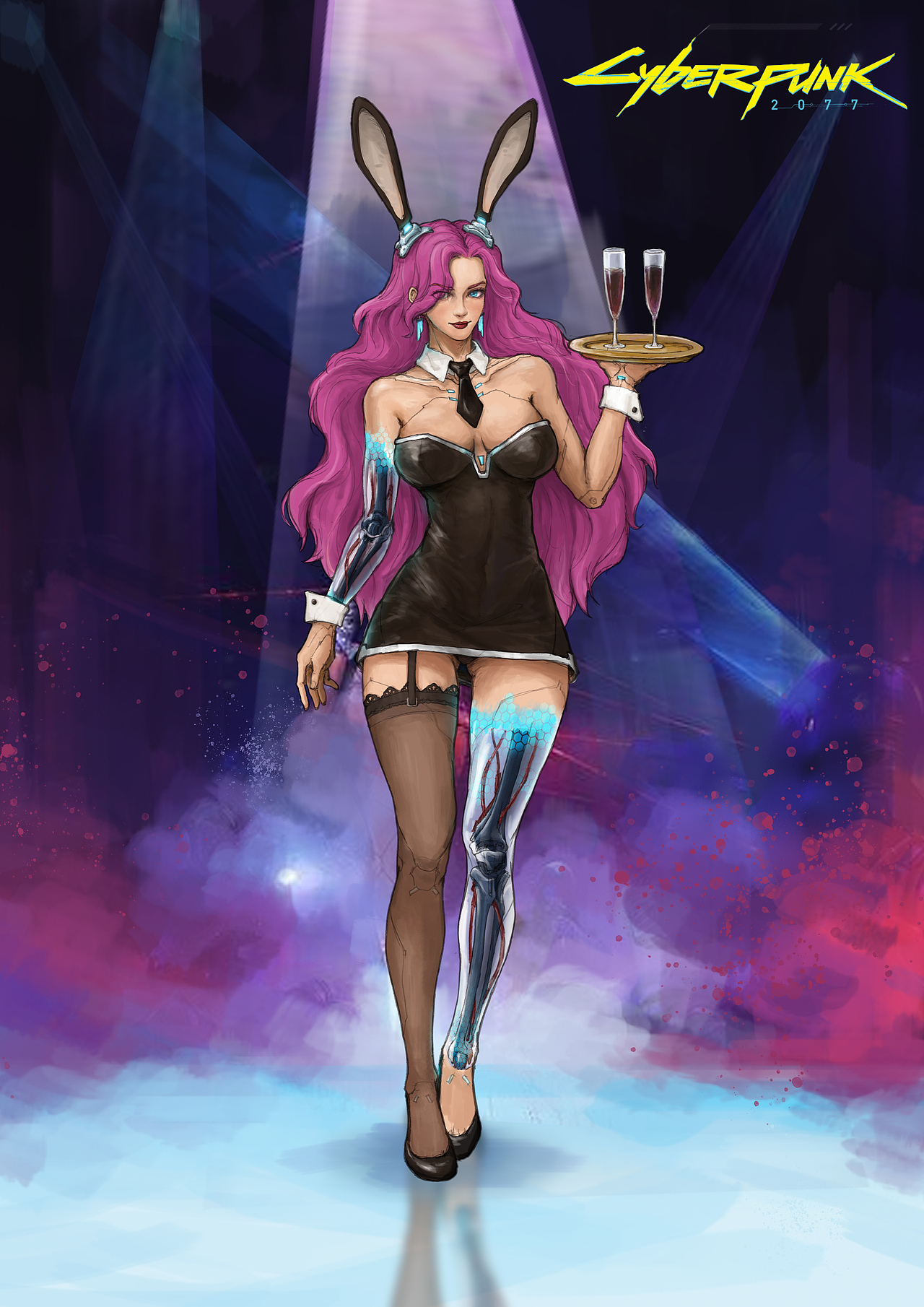 赛博朋克-兔女郎