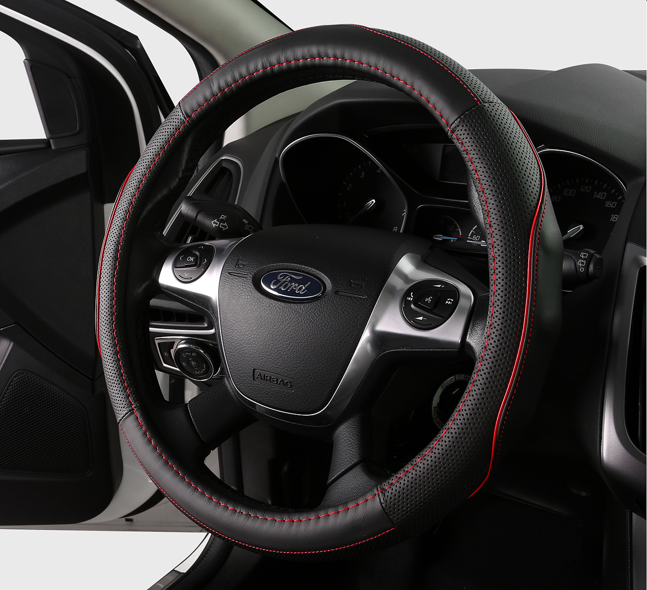 真皮方向盘套拍摄和后期修图图片原图由图来雅工作室提供