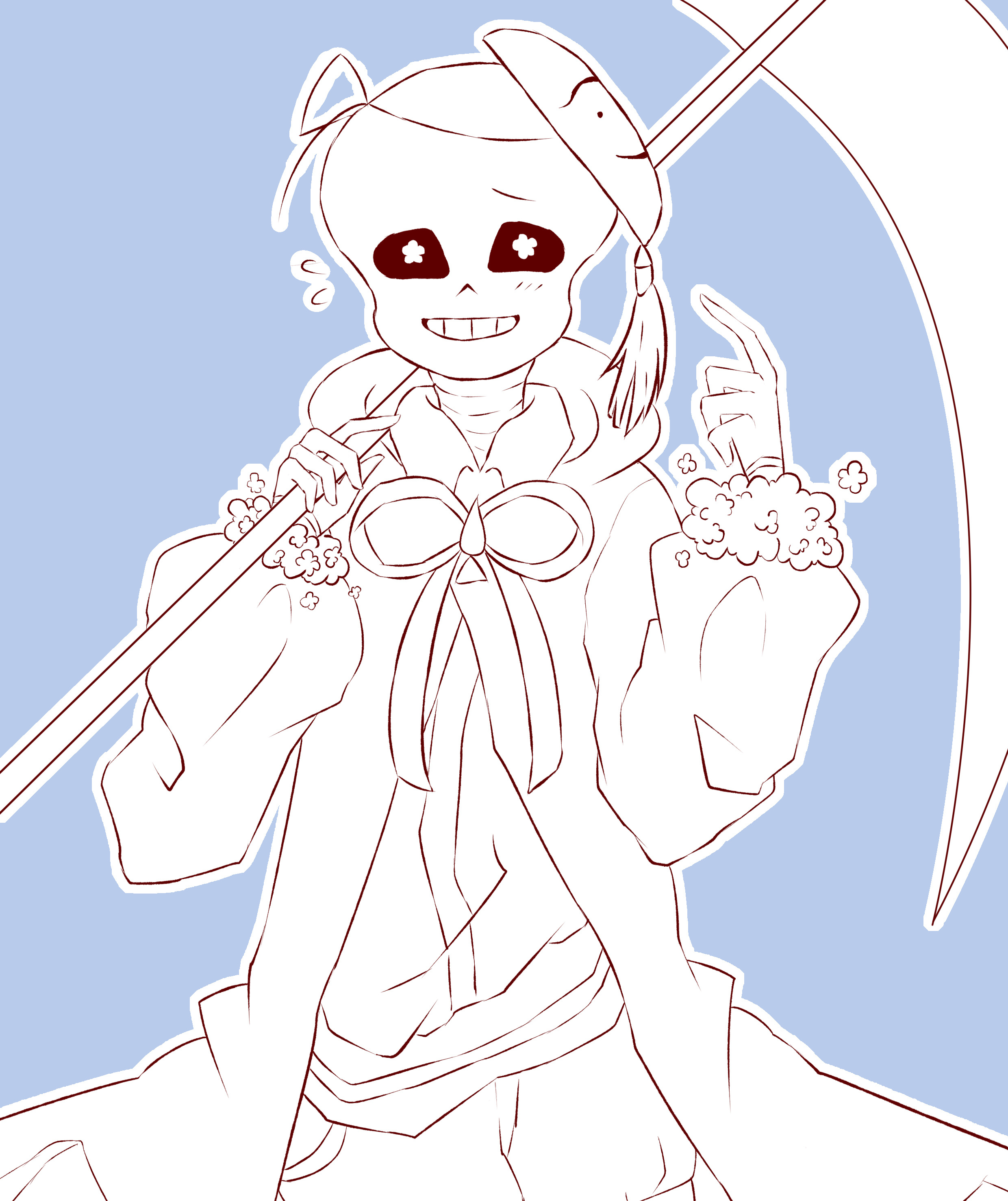 sans|动漫|单幅漫画|眼镜狐狸jl - 原创作品 - 站酷 (zcool)