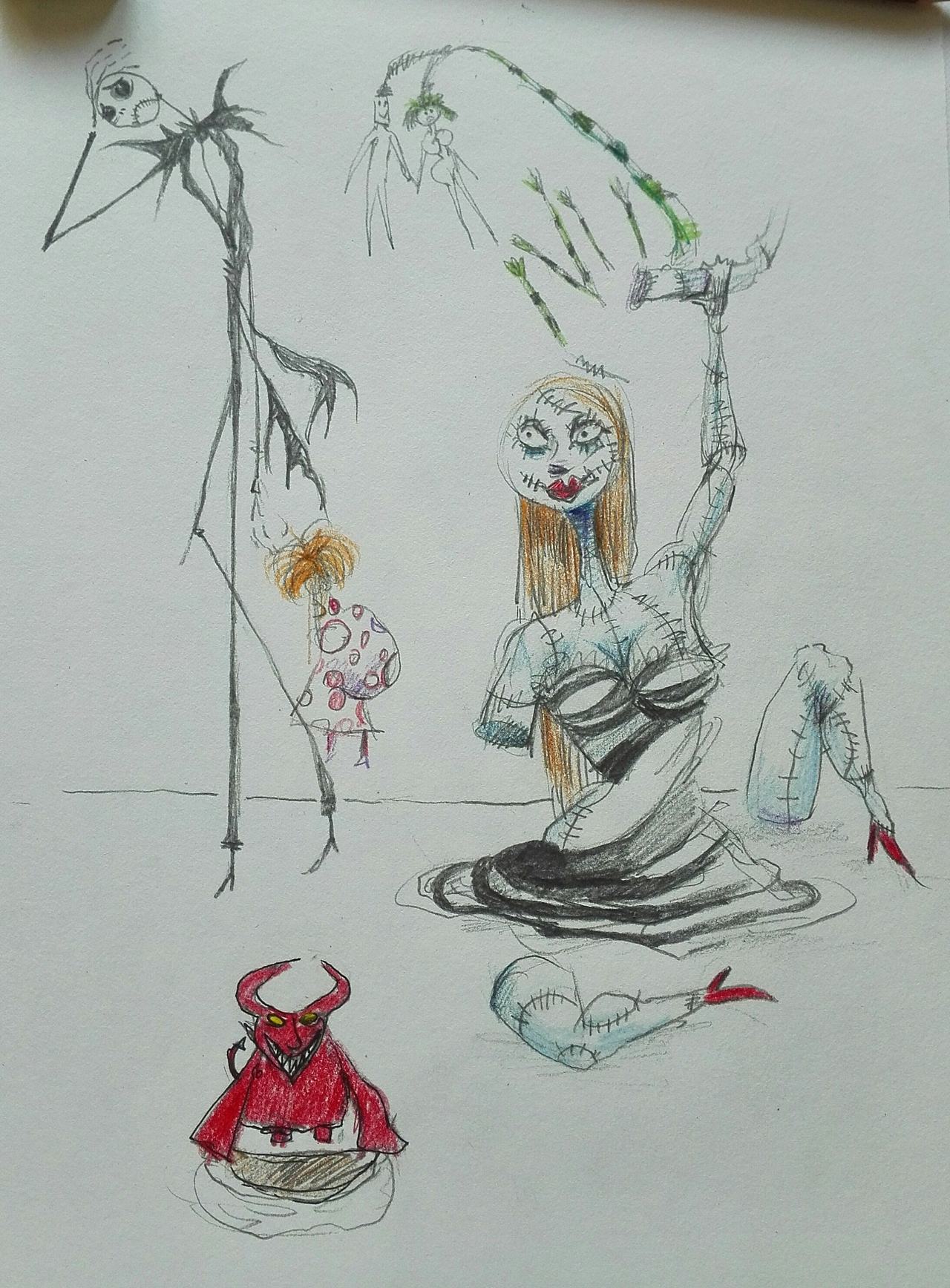 临摹加乱涂乱画