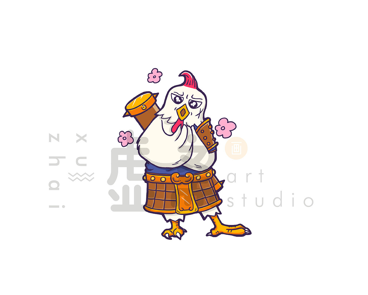 餐饮品牌吉祥物（图ZMjAyMTQ3Njky） - 商业插画 - 站酷设计师大大白兔子原创素材 - 站酷ZCOOL